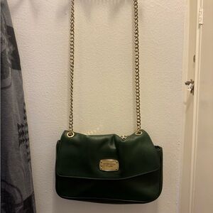 Green Michael Kors Purse